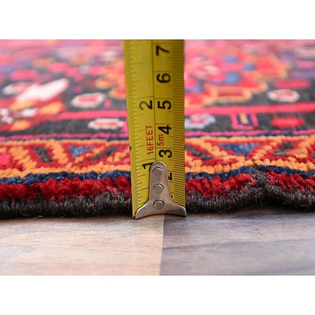 1960s Red Semi Antique Persian Heriz Rug For Sale - Image 11 of 12