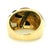 Metal 1990s Italian 14k Gold Mother-of-Pearl, Carnelian, Onyx & Diamond Statement Ring, Size 6.5 For Sale - Image 7 of 13