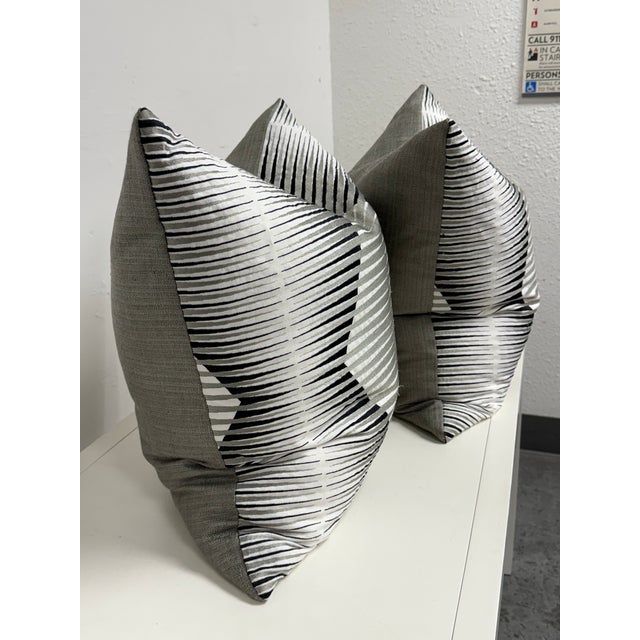 Eastern Accents Zac Decorative Pillows, Pair For Sale - Image 4 of 12