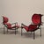 Alias Set of Red Leather Armchairs by Carlo Forcolini for Alias, 1986 For Sale - Image 4 of 18