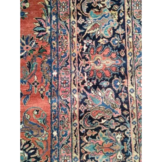 1930's Vintage Persian Kazvin Rug , 12' X 17'7" For Sale - Image 4 of 8