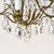 Vintage Brass and Crystal Chandelier 5 Light Baroque Rococo Revival Made in Sweden For Sale In Rochester - Image 6 of 18