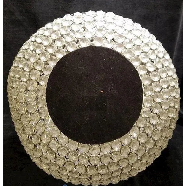 Transparent Unusual Vase or Lamp/Chandelier Shade Made With Numerous Cut Crystals For Sale - Image 8 of 12