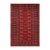 Rustic Bokhara Red Beige Hand Knotted Rug For Sale