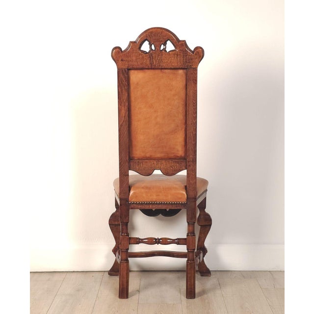 Wood Norwegian Baroque Chair, Circa 1700 For Sale - Image 7 of 11
