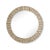 Contemporary Vivian Champagne Round Mirror For Sale - Image 3 of 3