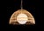 Mid-Century Modern Mid Century Bamboo Chandelier Hanging. Dome Light Fixture C. 1970's For Sale - Image 3 of 9