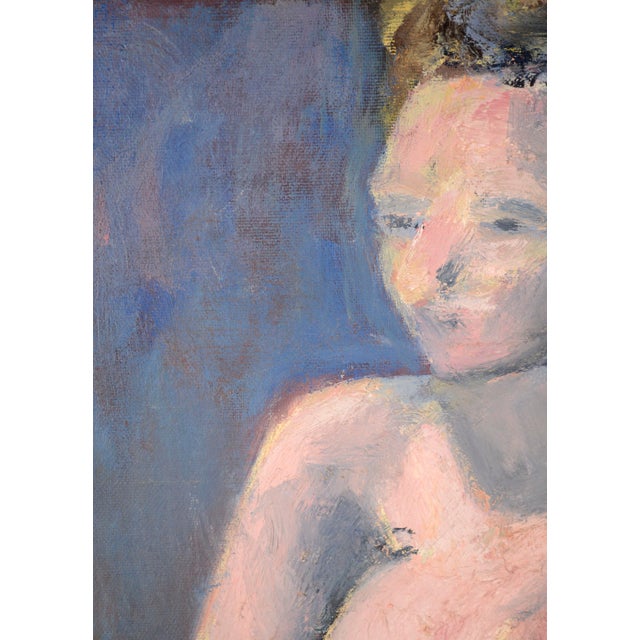 Modern Figure in Pink, Contemporary Figurative Abstract For Sale In Monterey, CA - Image 6 of 7