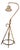 Rattan and Bamboo Floor Lamp, Italy, 1950 For Sale