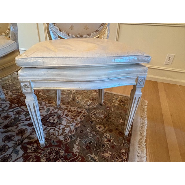 Mid-Century Modern Vintage Mid Century Louis XVI Dining Set For Sale - Image 3 of 7