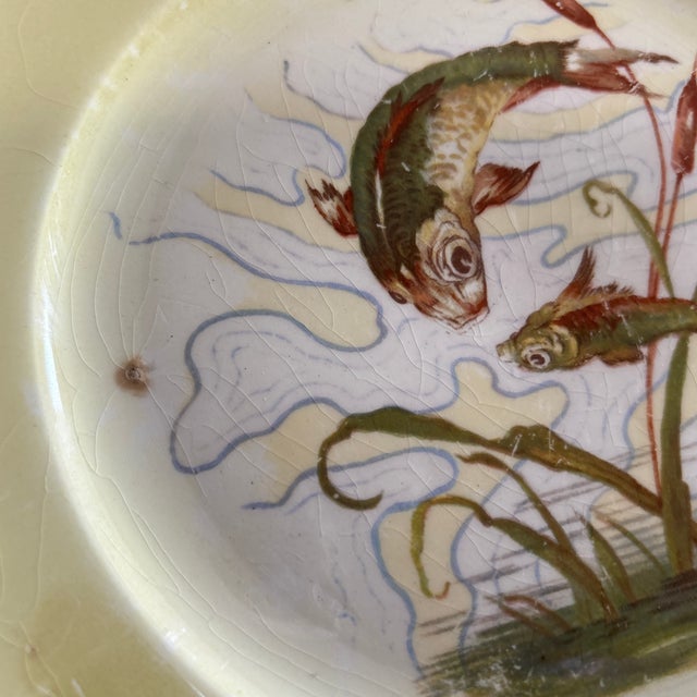 Limoges Fish Service With Platter and Five Plates Circa 1880-1890 - Set of 6 For Sale - Image 9 of 9