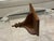 Brown Vintage Colonial Revival Solid Wood Wall Shelf With Turned Finial For Sale - Image 8 of 10