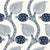 Boho Chic Sample - Schumacher Nurata Embroidery Fabric in Lapis For Sale - Image 3 of 3