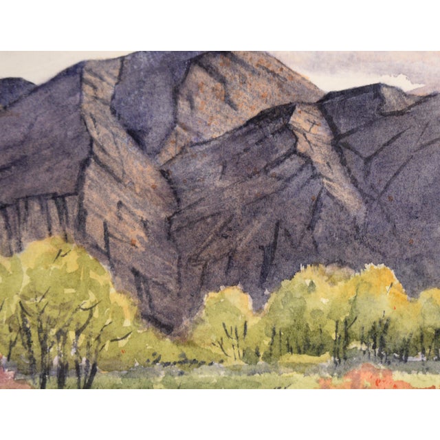 "Out West" Rocky Mountain Landscape by Ruth Scott For Sale - Image 4 of 9