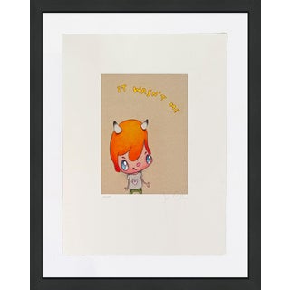 Javier Calleja, It Wasn't Me (Framed Hand Signed Etching), 2025 For Sale