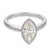 Modern Mid 20th Century Gia 1.55 Carat Marquise Cut Diamond Engagement Ring, Size 7 For Sale - Image 3 of 8