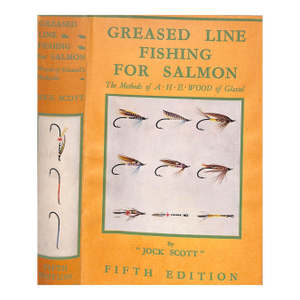"Greased Line Fishing for Salmon" 1950 "Jock Scott"