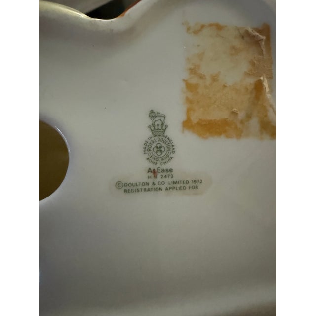 Royal Doulton 1972 at Ease Figurine For Sale In Atlanta - Image 6 of 9