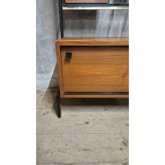 Mid-Century Modern Hallway Coat Rack with Mirror by Alfred Hendrickx for Belform, Belgium, 1940s For Sale - Image 9 of 18