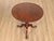 High Quality American Made Solid Mahogany Mahogany Round Tilt-Top Table Raised On Turned Pedestal Base With Tripod Legs....