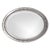 The Queen Ann Mirror features a glossy nickel lacquer finish. The oval frame is made from wood and is accented with a...