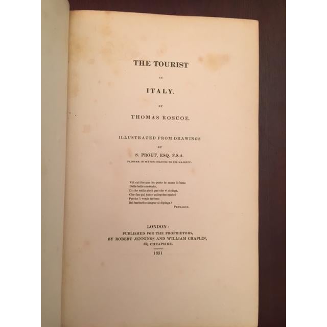 271p. Publication date: 1831. Illustrated from Drawings by S. Prout, Esq. F.S.A., painter in water colours to His Majesty....