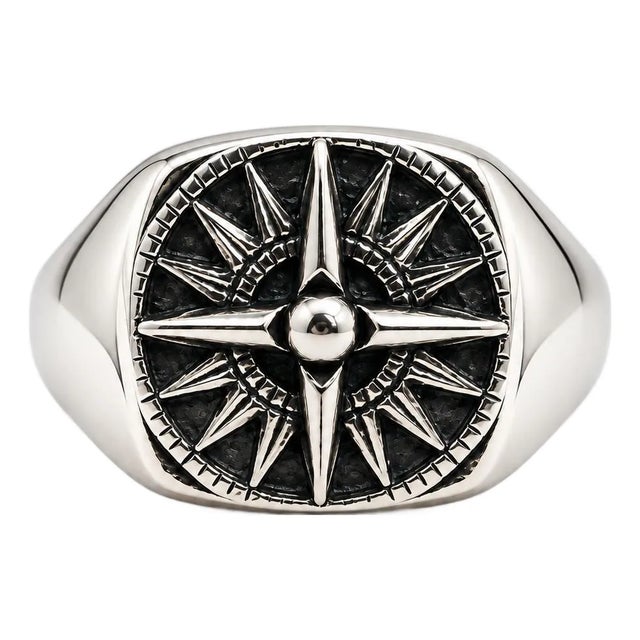 James Avery Sterling Silver "Guide My Way" Ring, Size 12 For Sale