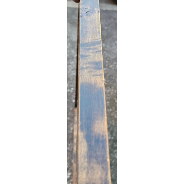 Mid-Century Modern Mid-Century West Michigan Furniture Burl Wall Mirror For Sale - Image 3 of 5