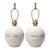 Pair of 1980s Postmodern Blush and Blue Studio Pottery Lamps For Sale