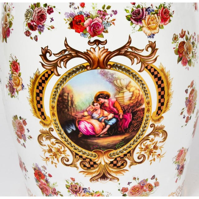 Set of Vintage Japanese Inspired Porcelain Garden Seats For Sale - Image 6 of 18