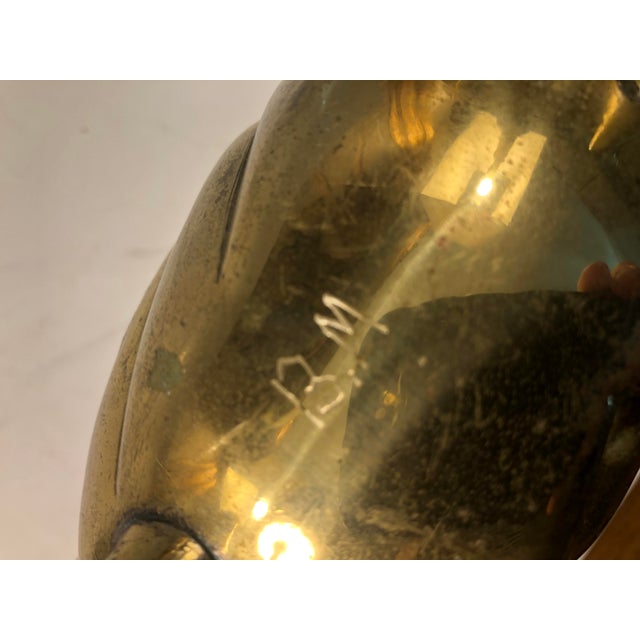 1970s 1970s Brass Sea Shell Nautilus Planter For Sale - Image 5 of 7
