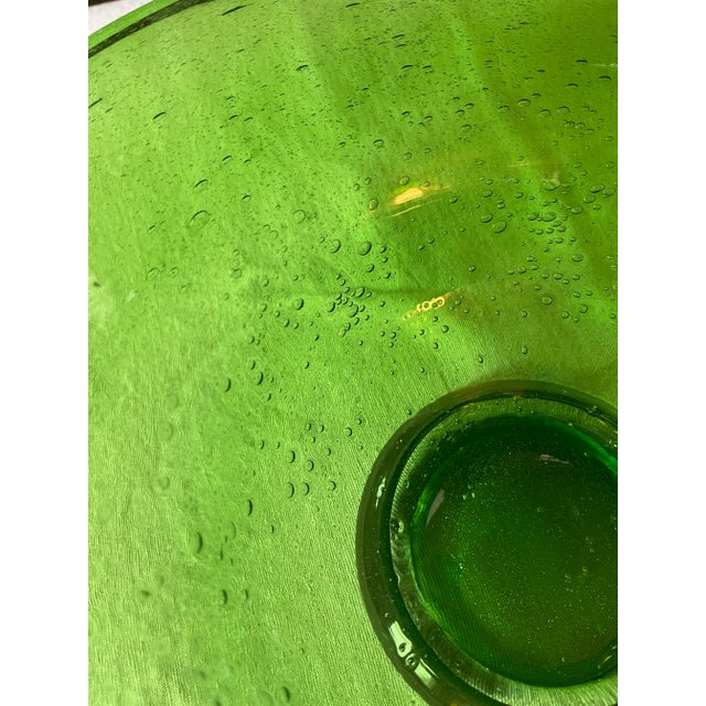 1970s Vintage Mid-Century Modern Glass Bubble Bowl For Sale - Image 6 of 10