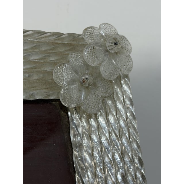 Large Murano Glass Photograph Holder from Vetri Murano, 1960 For Sale - Image 4 of 14