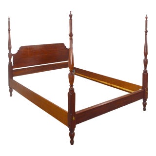 Henkel Harris Cherry Queen Poster Bed For Sale