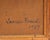 Wood 1967 “Leo” Zodiac Gallery Poster Wall Sculpture Signed by James Spencer Russell For Sale - Image 7 of 9