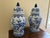 Early 21st Century Chinoiserie Large Blue and White Porcelain Ginger Jars, Pair For Sale - Image 5 of 10