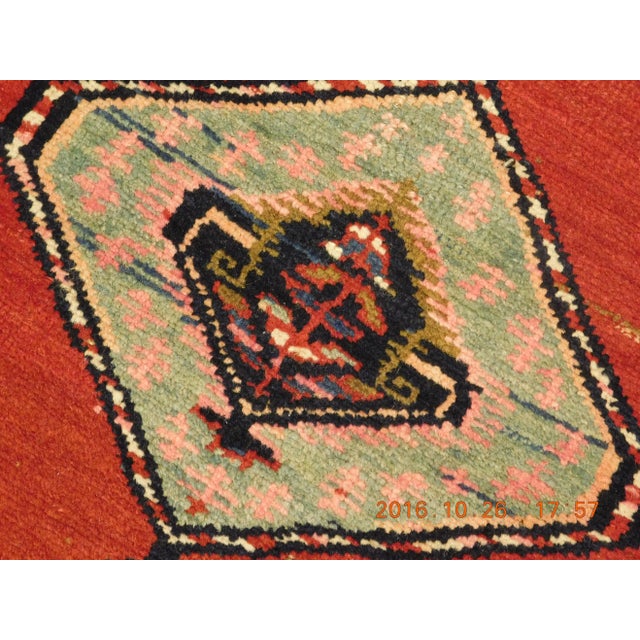 1920s 1920s Antique Hand-Knotted Caucasian Runner Rug For Sale - Image 5 of 13