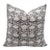 Fabdivine Floral Block Print Pillow Cover 18x18 Inch Duck Canvas-Ulta Kamal For Sale