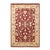 Mogul, One-of-a-Kind Hand-Knotted Area Rug in Red, 4' 3" x 6' 3" For Sale