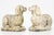 English Pair of English Poured Stone King Charles Spaniels (C. 1930s) For Sale - Image 3 of 12