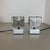 Ice Cube Glass Table Lights from Peill & Putzler, Germany, 1970s, Set of 2 For Sale - Image 6 of 17