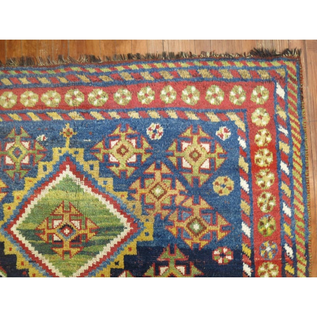 Antique Zabihi Collection Colorful Persian Gabbeh Rug - 5'5" x 6'7" For Sale - Image 4 of 6