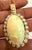 Gemstone 36 Ct Oval Ethiopian Opal & 2.5 Ct Diamond Pendant 14 Karat Yellow Gold Necklace For Sale - Image 7 of 18