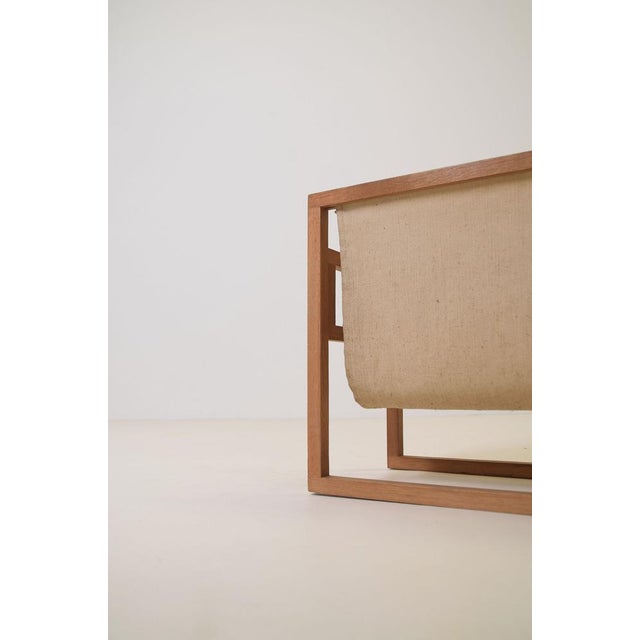 1960s Danish Magazine Holder attributed to Henning Wind-Hansen for Sika Mobler, 1960s For Sale - Image 5 of 7