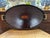 Early Twentieth Century Solid Wood Oval Edwardian Tray With Brass Handles and Inlaid Center Motif For Sale - Image 6 of 7