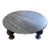 Anthropologie Caria Marble Coffee Table, Sculptural Coffee Table, Organic Modern Marble Table, Designer Round Coffee Table For Sale