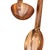 1970s Vintage Solid Copper Kitchen Utensil Set With Hanging Rack, 7 Pieces For Sale - Image 5 of 6