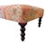 Vintage George Smith Bench Ottoman in Bohemian Mosaic Tapestry, 1999 For Sale - Image 15 of 16