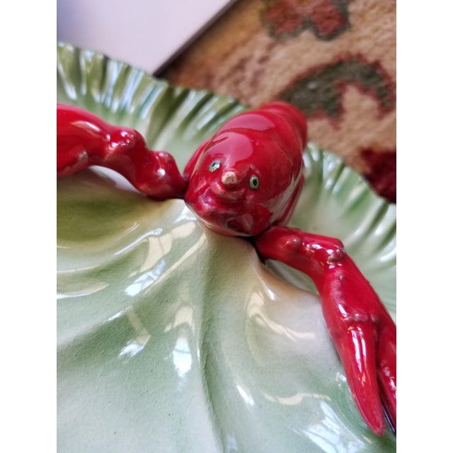 Vintage Keeler Ceramic Lobster Set For Sale In San Antonio - Image 6 of 10