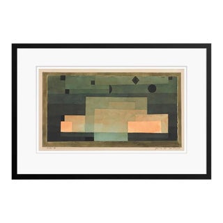 Paul Klee 'The Firmament Above the Temple' Archival Pigment Print Framed in Black Reproduction For Sale